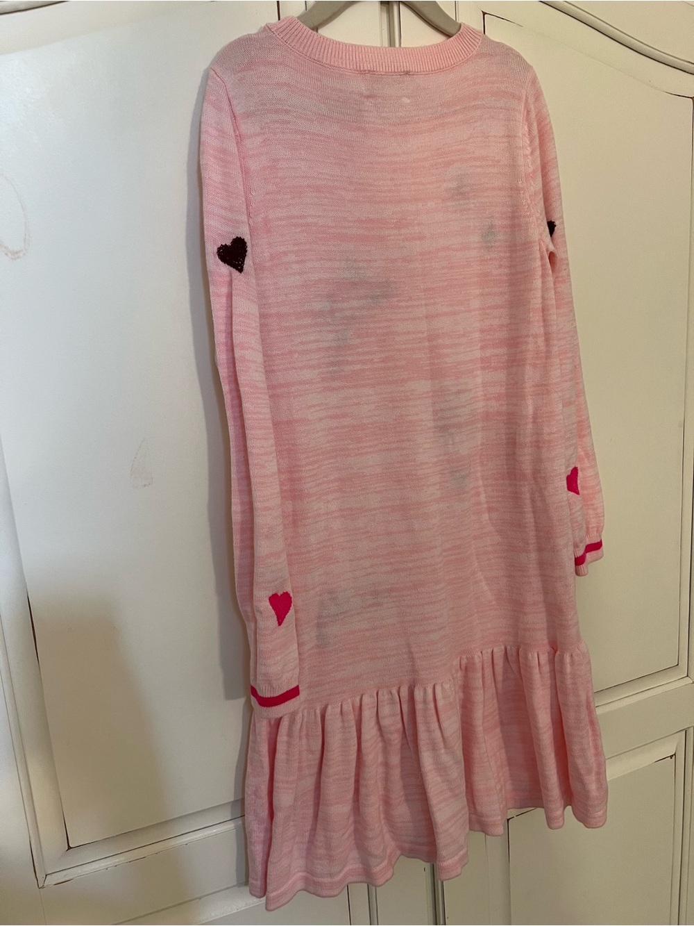 Lilly Pulitzer Pink Heart Embroidered Knit Dress - Picture 4 of 4